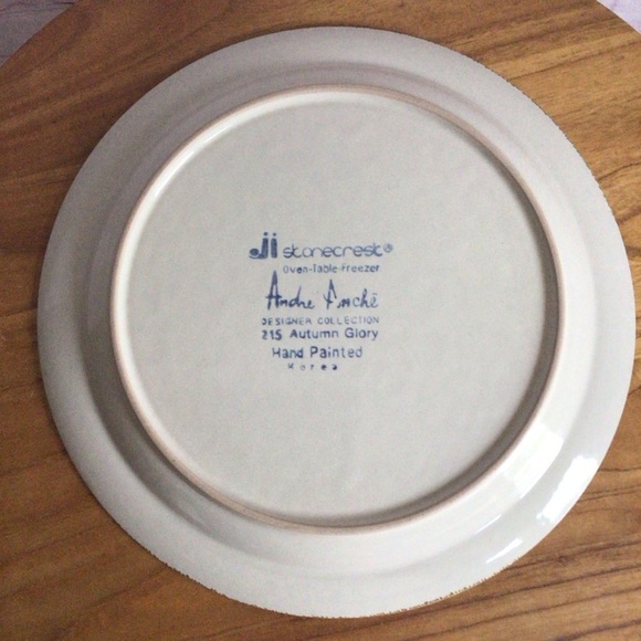 Vintage Stonecrest Autumn Glory Dinner Plates - Set of 2 - Picture 4 of 8